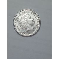 Джерси 5 пенсов 2008 года .