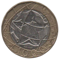 Итальянская Республика. 1000 лир 1998.