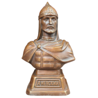 Бюст Александр Невский Бронза
