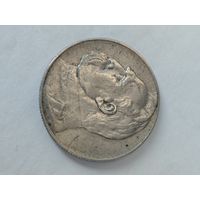 5 злотых 1936 г.  Пилсудский серебро.