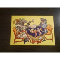 Открытка,басня Михалкова