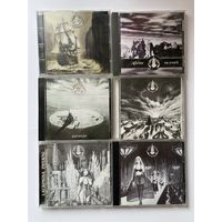 6 CD Lacrimosa: Einsamkeit, Angst, Echos, Alleine Zu Zweit, Inferno, Fassade. Цена за 6 дисков!