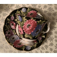 Чайная пара Цветы Хризантемы Royal Albert Англия редкость! Осталась одна