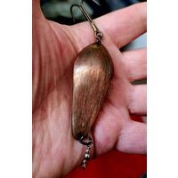 Блесна АТОМ СССР цвет медь