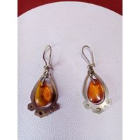 Серьги большие полукруглые 4.5см длина. :4ФЯ сЗвезда925пр.