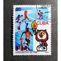 Марка Куба 1986 год Центральноамериканские игры