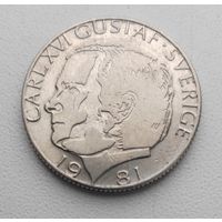 Швеция 1 крона, 1981_отм. U_ KM# 852