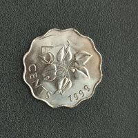 Свазиленд 5 центов 1999г.