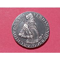 Серебряный талер,графство Тироль,Фердинанд II,австрийские земли.Копия из серебра,соответствие,не Китай.