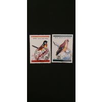КНДР птицы 2шт