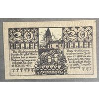 Нотгельд Австрия Фрайштадт, 20 геллеров 1920 год