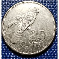 Сейшелы 25 центов 1997 г.
