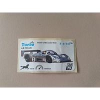 Наклейка Turbo Le Mans Турбо Ле-Ман  номер 34