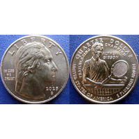 США. Квотер 2025 Выдающиеся женщины N20 Алтея Гибсон. Минтмарка D.