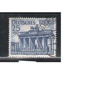 Германия-1941,(Мих.803) гаш. , Бранденбургские ворота, (одиночка)