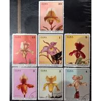 Куба 1972. Флора. Орхидеи. Полная серия