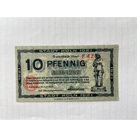 Нотгельд 10 пфеннигов. Кёльн. Веймарская республика - 04