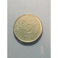Ирландия 20 центов 2002 года .