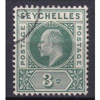 71.BrKSe. Великобритания. Колонии. Сейшельские острова. Эдуард. Стандарт. 3C. 1903/04 гг. Mi.#39.