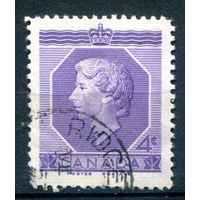 Британские колонии - Канада - 1953г. - коронация королевы Елизаветы II - 1 марка - полная серия, гашёная [Mi 282]. #2-Bc-40-A-1