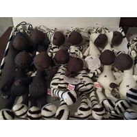 Набор игрушек Nici(Германия) Зебра тканевая (3 вида) 20 см (одним лотом 12 единиц)