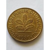 10 пфеннигов 1989 G