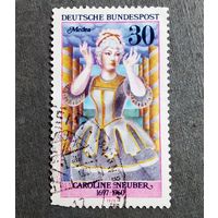 Марка Германия 1976 год Каролина Нойбер