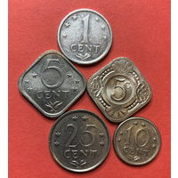 Антильские острова 5 монет