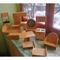 Игрушечная мебель СССР  лотом. Б у