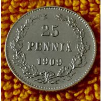 25 pennia 1909 года.
