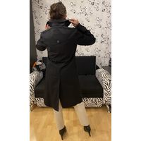 Плащ, тренч черный Италия