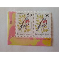 Беларусь. 2006. Девятый стандарт. Зак. 72-2006. Лист 6х7 (3). Пара с номером заказа (А054)