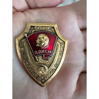 За активную работу по охране общественного порядка ВЛКСМ значок