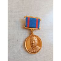 Медаль. Главнокомандующий ракетными войсками маршал М. И. Неделин.