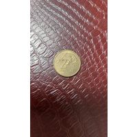 Монета 2 гроша 2001г. Польша.