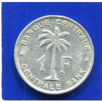 Бельгийское Конго , Руанда - Урунди , 1 франк 1959