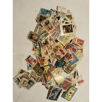 500 + марок СССР 60-90 годов. Разное состояние.