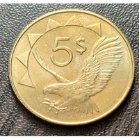 Намибия 5 долларов, 2015    ( 2-7-6 )