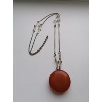 Кулон Янтарь СССР, редкий, хороший