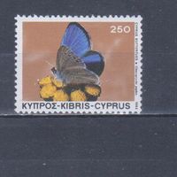 [1839] Кипр 1983. Фауна.Бабочка. Концовка серии. MNH. Кат.2 е.