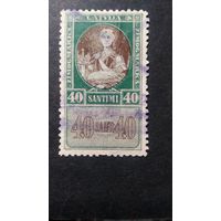 Латвия\5\ 1922 г. 4 выпуск Гербовая марка. зуб.10