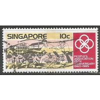 Сингапур. 25 лет Народному спорт объединению. 1985г. Mi#475.