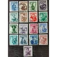 Марки Австрии 15 Провинциальные костюмы 1948/58