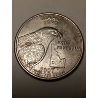 25 центов Памятные квотеры США 2007 год. айдахо