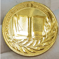 Золотая школьная медаль РФ За особые успехи в учении