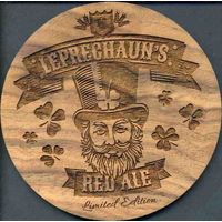 Подставку под пиво "Leprechaun's" пивоварни Viliya Brewery.