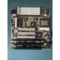 Zida 5SVA с процессором pentium 166 mmx и планкой памяти