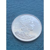 Канада 50 центов 2002 50 лет правлению королевы Елизаветы II