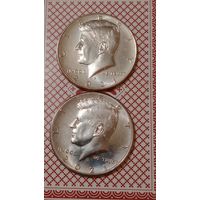 США 1/2,пол доллара 2021 P,D, лот 2 штуки