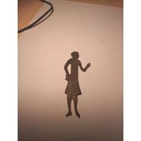 Старинная латунная фигурка